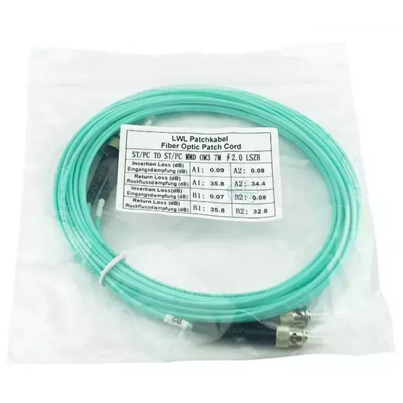 Cable de fibra óptica InfiniBand BlueOptics SFP3333EU20MK 20 m ST aqua