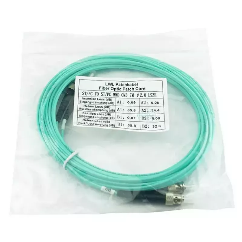 Cable de fibra óptica InfiniBand BlueOptics SFP3333EU50MK 50 m ST aqua