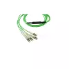 Cable de fibra óptica BlueOptics SFP5141GU10MKB MPO 4x LC OM5 10 m lima