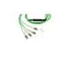 Cable de fibra óptica BlueOptics SFP5141GU3MKB MPO 4x LC OM5 3 m lima