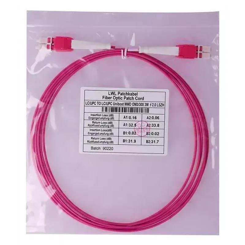 Cable de fibra óptica InfiniBand BlueOptics SFP8181FU5MK 5 m LC OM4