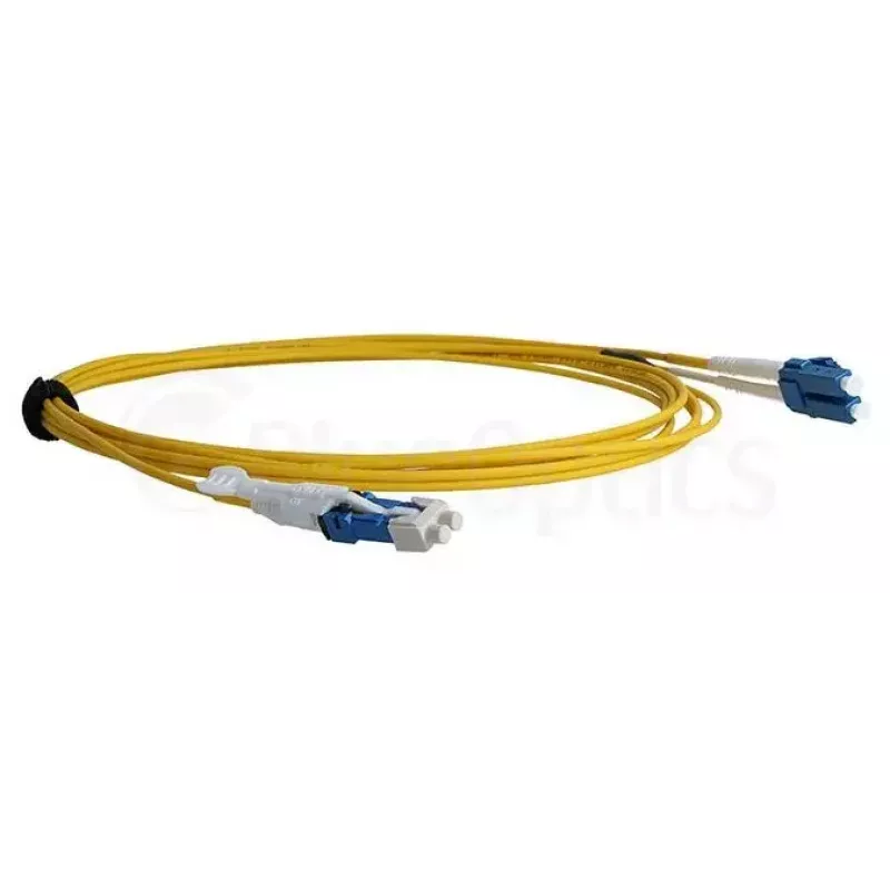 Cable de fibra óptica BlueOptics SFP9131BU1MK CS LC OS2 1 m amarillo