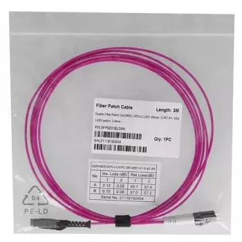 Cable de fibra óptica BlueOptics SFP9231FU2MK MDC LC OM4 2 m magenta