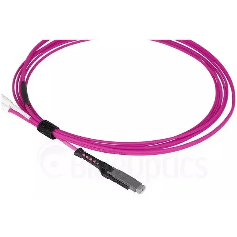 Cable de fibra óptica BlueOptics SFP9231FU5MK MDC LC OM4 5 m magenta