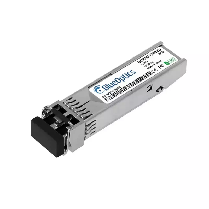 Módulo transceptor de fibra óptica BlueOptics SFP-GLM-A-A-1310-BO LC aluminio 20 g