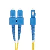 StarTech.com Cable de fibra óptica monomodo OS2 dúplex SC a SC (UPC) de 2 m (6,6 ft), 9/125 µm, 40G/100G Zipcord, resistente a curvaturas, baja atenuación de inserción - Cable de conexión de fibra óptica LSZH