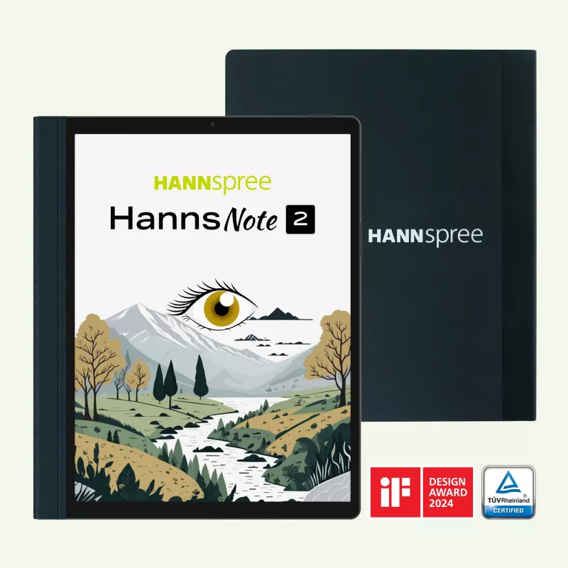 Hannspree HannsNote2 Lector de libros electrónicos Pantalla táctil 64 GB Wi-Fi Negro