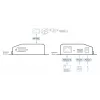 ATEN SN3001P servidor de dispositivos seguro de 1 puerto RS-232 con PoE, LAN de 100 Mbit