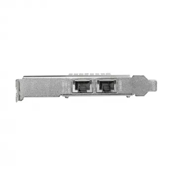 Tarjeta adaptadora de red PCIe de doble puerto 10G StarTech.com - Adaptador de interfaz de red Intel-X550AT 10GBASE-T y NBASE-T PCI Express 10/5/2.5/1GbE Multi-Gigabit Ethernet NIC de 5 velocidades