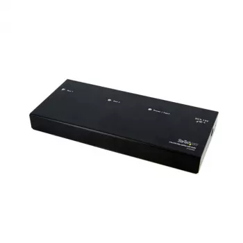 Divisor de vídeo DVI de 2 puertos con audio StarTech.com – DVI, 2x DVI, 1920 x 1200 píxeles, negro, aluminio, 10 m