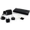 Divisor de vídeo DVI de 2 puertos con audio StarTech.com – DVI, 2x DVI, 1920 x 1200 píxeles, negro, aluminio, 10 m