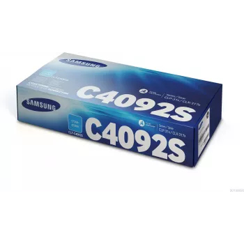 Cartucho de tóner Samsung CLT-C4092S cian, 1000 páginas, 1 ud.