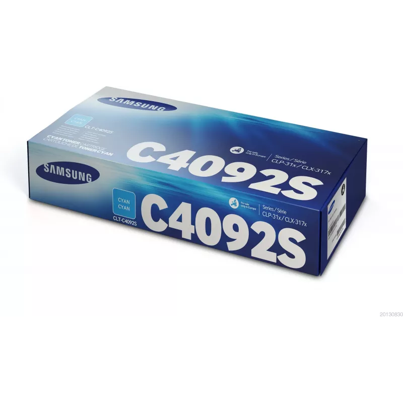 Cartucho de tóner Samsung CLT-C4092S cian, 1000 páginas, 1 ud.