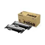 Cartucho de tóner Samsung CLT-P406B 2 ud. original negro