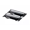 Cartucho de tóner Samsung CLT-P406B 2 ud. original negro