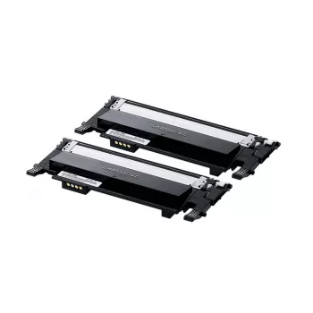 Cartucho de tóner Samsung CLT-P406B 2 ud. original negro