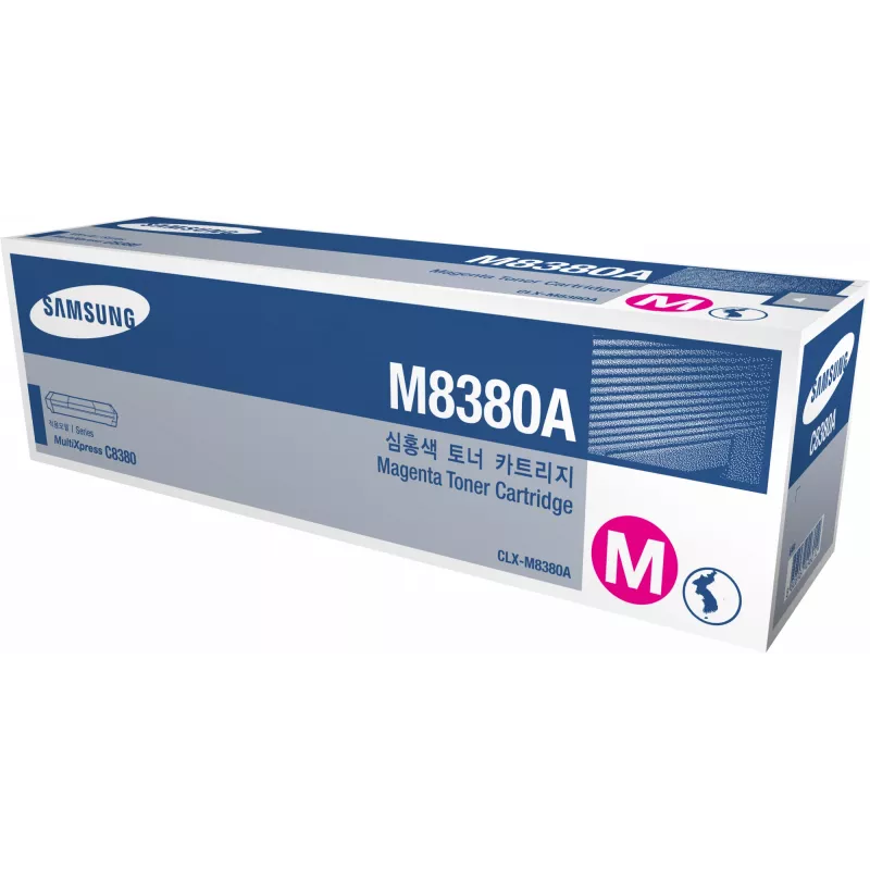 Tóner Samsung CLX-M8380A magenta, 15000 páginas, 1 ud.