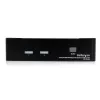 Conmutador KVM USB DVI de 2 puertos StarTech.com con audio y hub USB 2.0