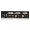 Conmutador KVM USB DVI de 2 puertos StarTech.com con audio y hub USB 2.0