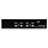 Conmutador KVM USB StarTech.com de 4 puertos para rack 1HE con OSD, 1920 x 1440 píxeles, montaje en rack, 5,4 W, 1HE, negro