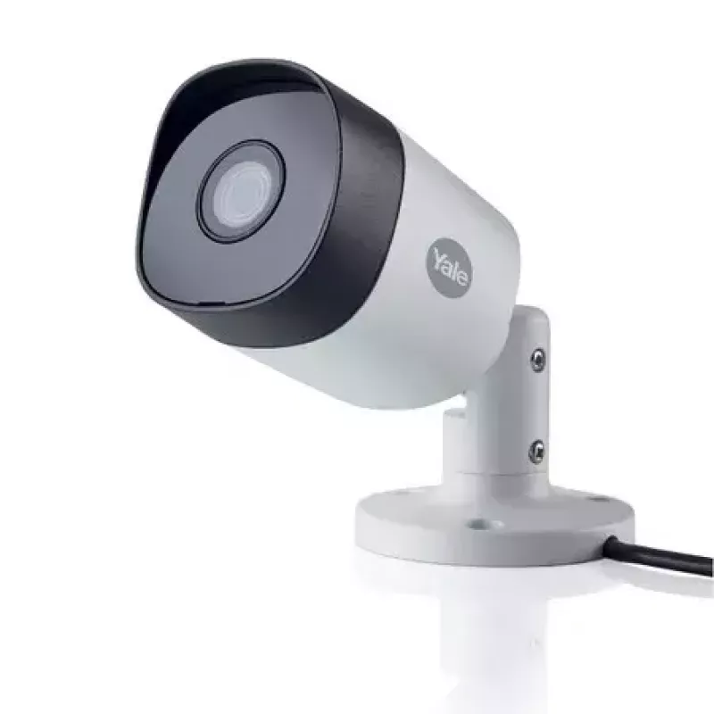 Kit de vigilancia Yale de 4 cámaras con cable, 4 canales