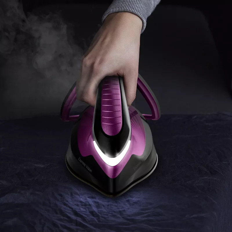 Centro de planchado Tefal Express Vision SV8152 2800 W 1,8 l suela Durilium AirGlide Autoclean violeta, negro