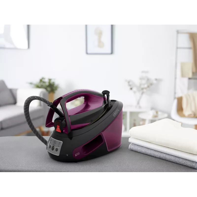 Centro de planchado Tefal Express Vision SV8152 2800 W 1,8 l suela Durilium AirGlide Autoclean violeta, negro