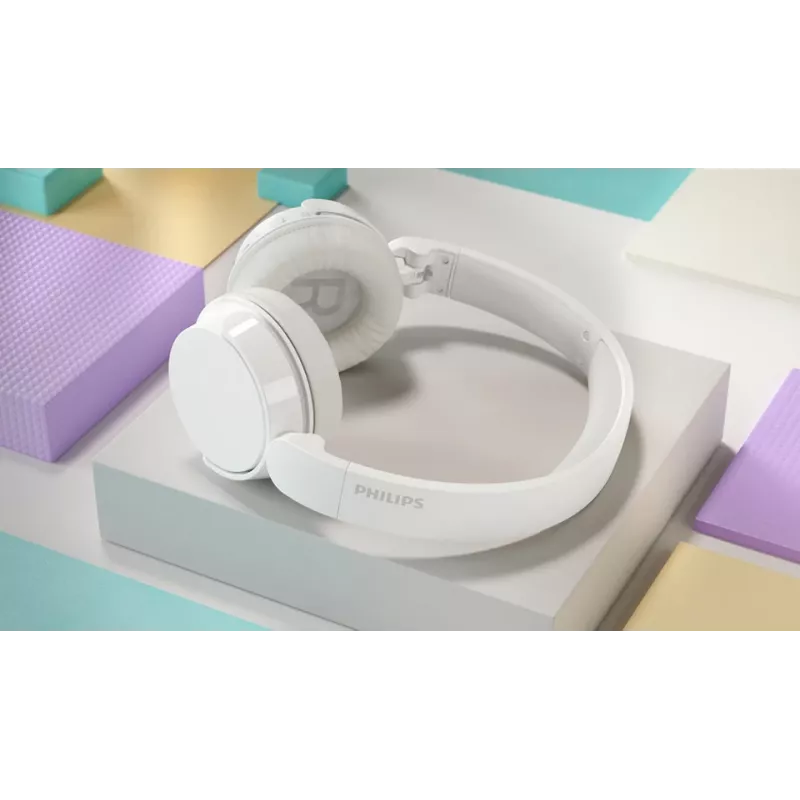 Auriculares/headset Philips 4000 series TAH4209WT/00 inalámbricos on-ear llamadas/música Bluetooth blanco