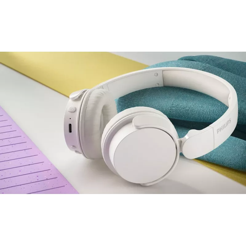 Auriculares/headset Philips 4000 series TAH4209WT/00 inalámbricos on-ear llamadas/música Bluetooth blanco