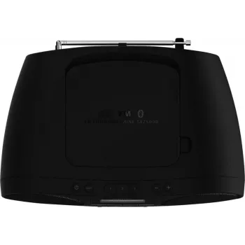Minicadena CD Philips TAZ5000/10 negra con reproductor de CD y radio FM