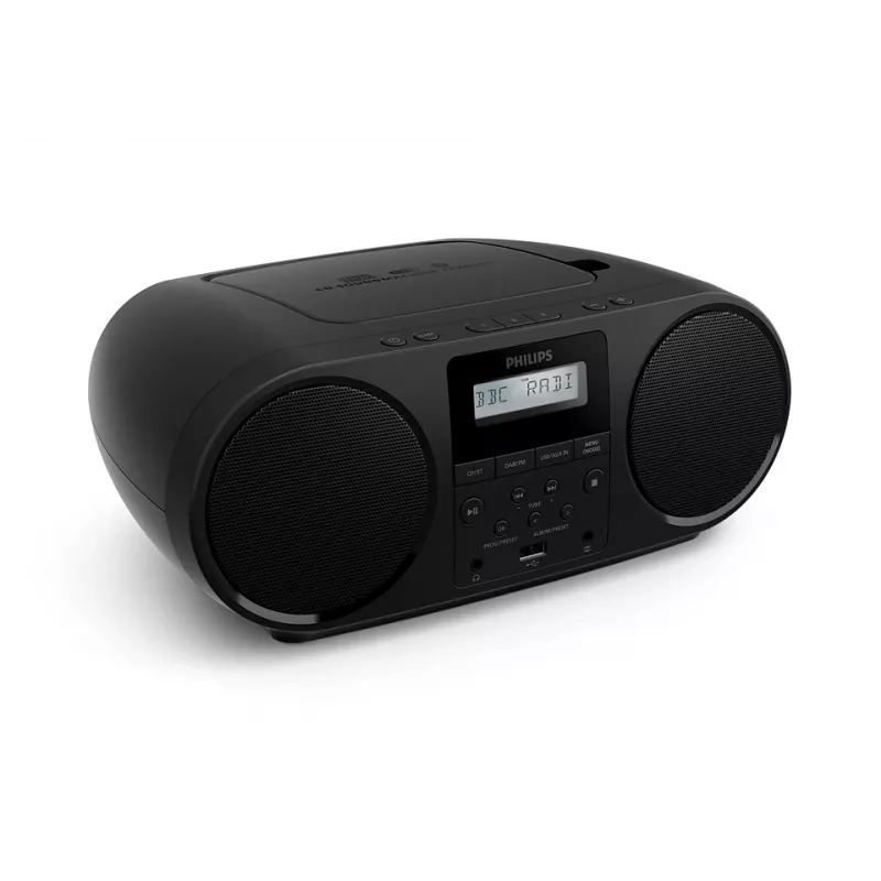Philips TAZ6000/10 Reproductor de CD Negro Reproductor de CD portátil