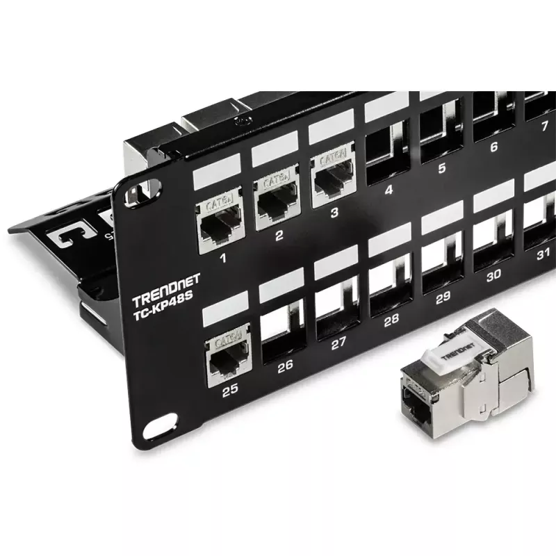 Panel de parcheo 2U Trendnet TC-KP48S