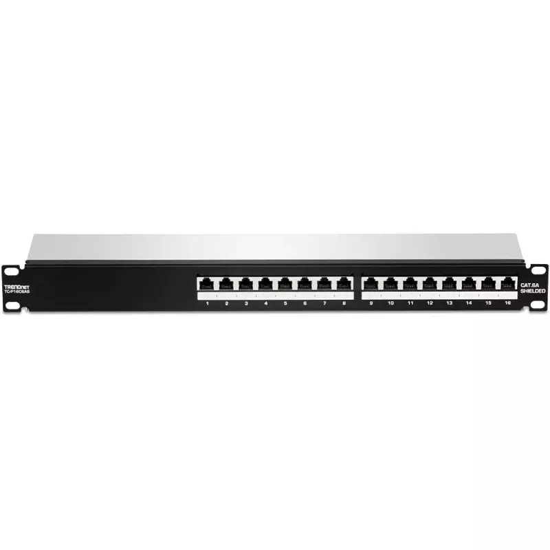 Panel de parcheo 1U TRENDNET TC-P16C6AS