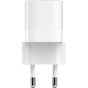 Cargador USB-C Vision 30W con enchufe EU Blanco Fuente de alimentación universal