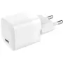 Cargador USB-C Vision 30W con enchufe EU Blanco Fuente de alimentación universal
