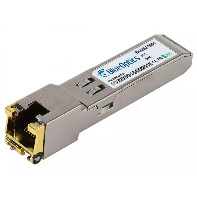 BlueOptics TEG-10GBRJ-BO Transceptor SFP+ de cobre, RJ45, 10GBASE-T, 30 m