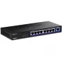TRENDnet TEG-S591 switch Ethernet no gestionado de 8 puertos 2,5G, 100/1000/2500, 60 Gbit/s, tabla MAC 4000, montaje en pared
