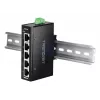 Switch de red TRENDnet TI-ELC50 no gestionado 5 puertos Fast Ethernet (10/100), 9,6–60 V, montaje en pared/carril DIN