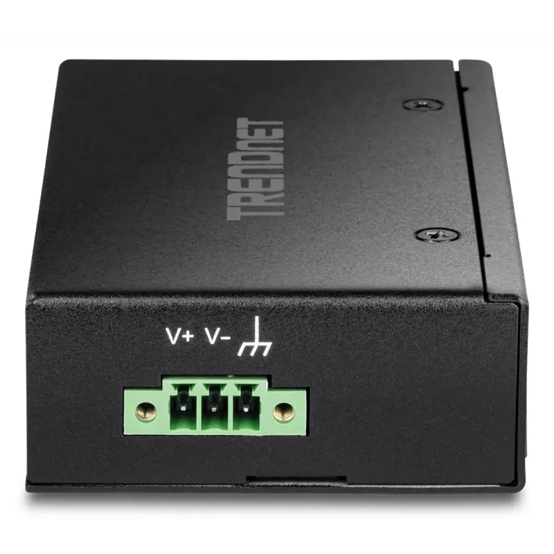 Switch de red TRENDnet TI-ELC50 no gestionado 5 puertos Fast Ethernet (10/100), 9,6–60 V, montaje en pared/carril DIN