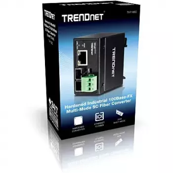 Convertidor de medios de red Trendnet TI-F10SC