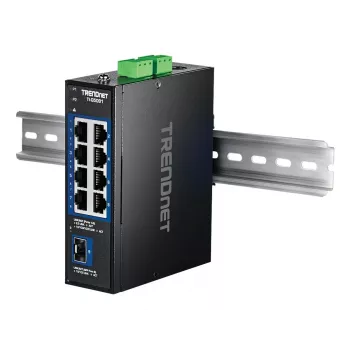 TRENDnet TI-G5091 switch Ethernet industrial no gestionado de 9 puertos 2.5G con puerto 10G SFP+