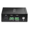Switch Gigabit Ethernet no gestionado TRENDnet TI-G51SC, 4x RJ-45 10/100/1000, capacidad 10 Gbit/s, 2000 MAC, 9–60 V, montaje en pared