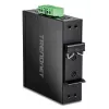 Switch Gigabit Ethernet no gestionado TRENDnet TI-G51SC, 4x RJ-45 10/100/1000, capacidad 10 Gbit/s, 2000 MAC, 9–60 V, montaje en pared