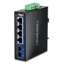 Switch Gigabit Ethernet no gestionado TRENDnet TI-G51SC, 4x RJ-45 10/100/1000, capacidad 10 Gbit/s, 2000 MAC, 9–60 V, montaje en pared