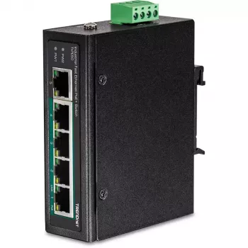 Switch no gestionado Trendnet TI-PE50 Power over Ethernet negro
