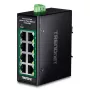 Switch Fast Ethernet PoE no gestionado TRENDnet TI-PELC80 — 8x 10/100 Mbps RJ-45, IEEE 802.3af/at, 48–56V DC, montaje en pared