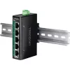 TRENDnet TI-PGLC50 Switch industrial Gigabit Ethernet PoE+ de 5 puertos no gestionado