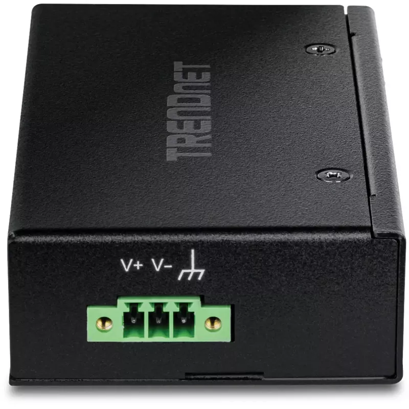 TRENDnet TI-PGLC50 Switch industrial Gigabit Ethernet PoE+ de 5 puertos no gestionado