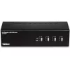 Switch KVM Trendnet TK-440DP negro plata