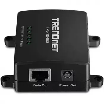 Splitter de red Trendnet TPE-104GS negro Power over Ethernet PoE